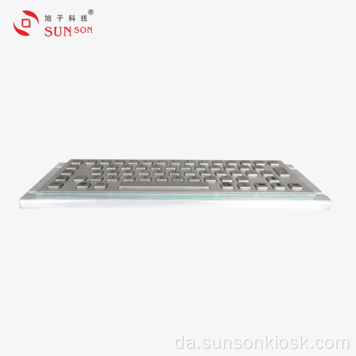 Robust metal-tastatur til informationskiosk